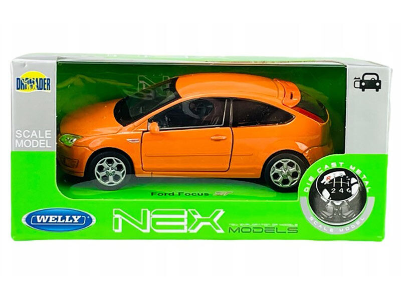 Welly Ford Focus ST 1:34 oranžový